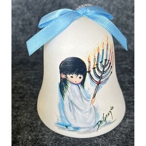 VTG 1993 Ted DeGrazia Bell Ornament Festival Of Lights Limited Edition Signed